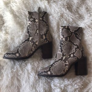 Steve Madden Snakeskin Boots
